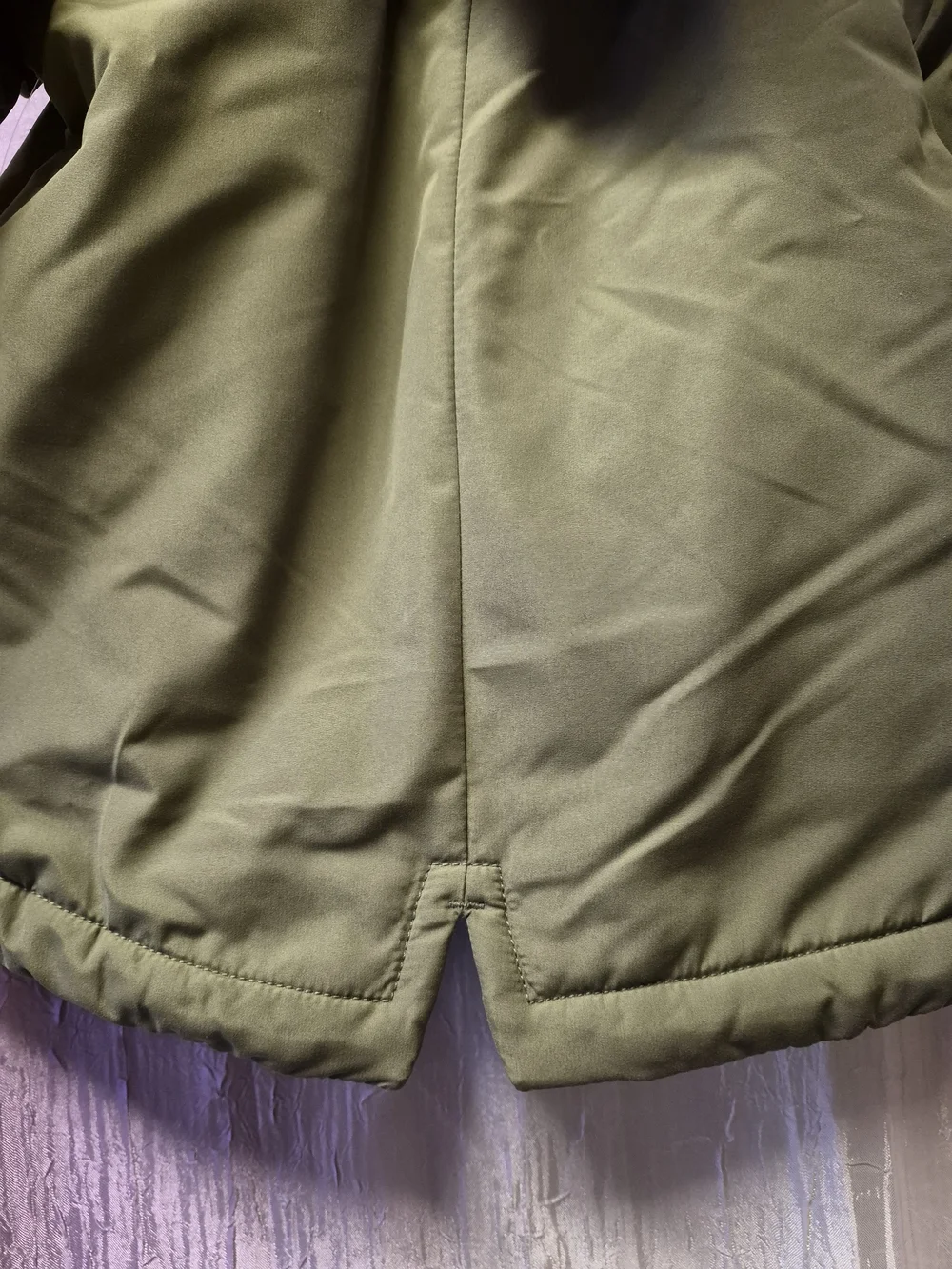 Old Navy Olive Green Hooded Sherpa-Lined Puffer Coat
